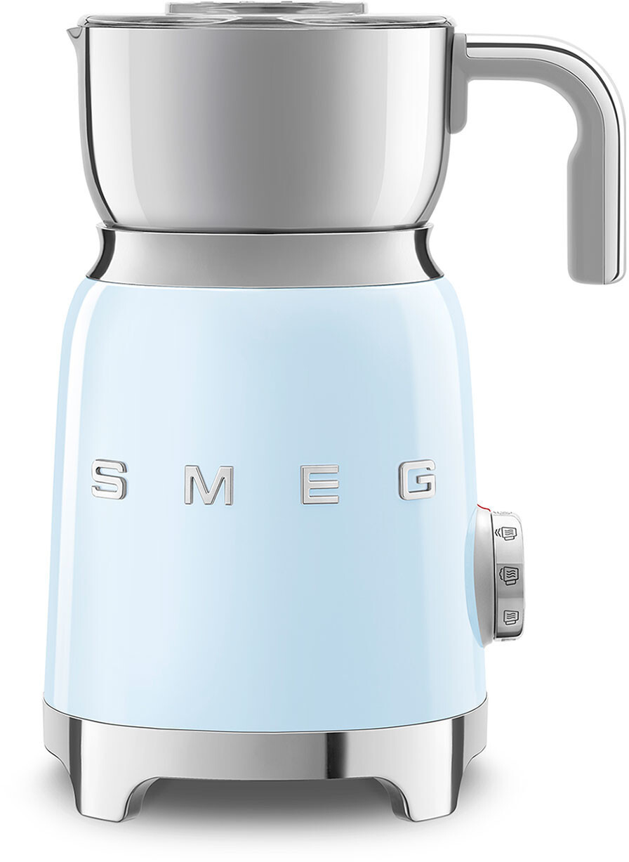 کف شیر ساز اسمگ ایتالیا مدل SMEG MFF01PBEU - رنگ آبی - طراحی رترو دهه ۵۰